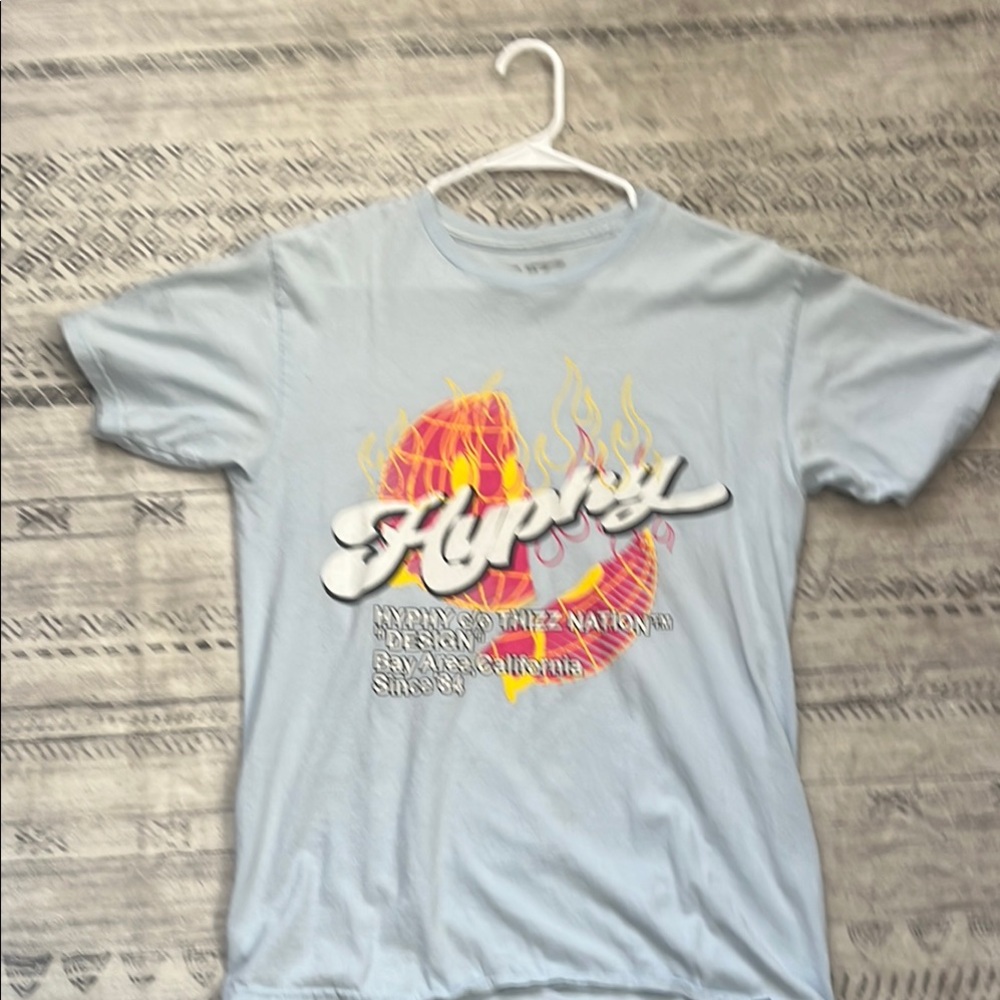 Hype Blue Graphic Tee - Short Sleeve